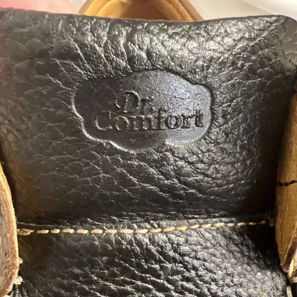Dr. Comfort MIKE Two tone Black Brown Therapeutic Diabetic Shoes SIZE USA 10.5 M